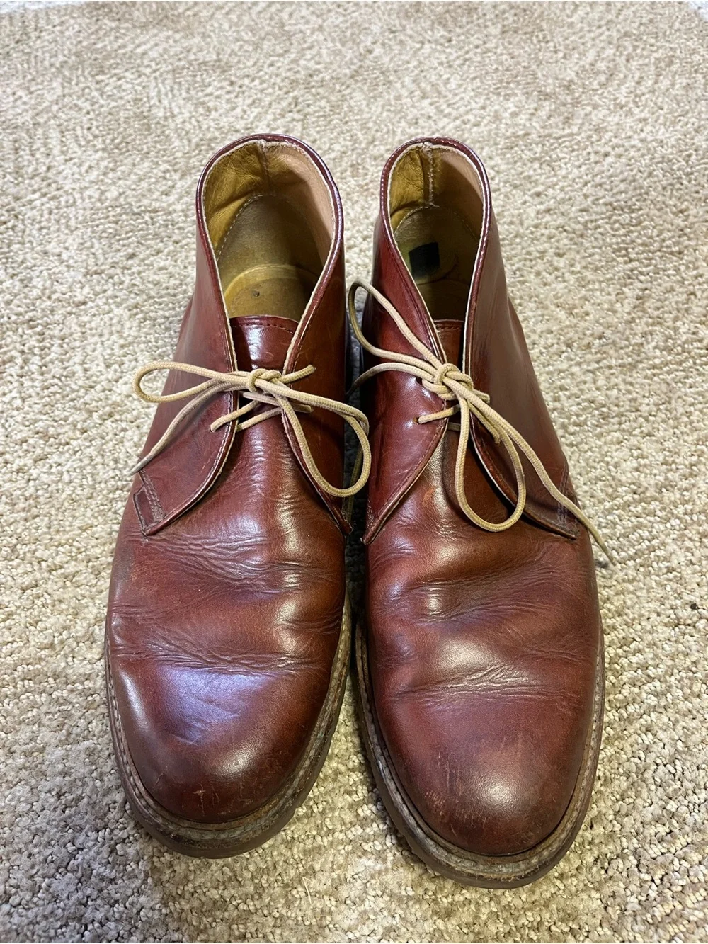 Frye Men's Oliver Chukka Boot in Cognac Brown